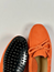 Mona car shoes orange mocka